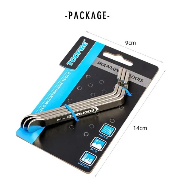 Bisiklet Lastik Sökme Takma Levyesi Metal 3'lü Set Yuvarlak Köşeli Uzun Tip Gri Renk - 2