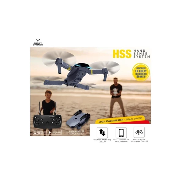 Corby SD03 Smart Kameralı Drone - 3