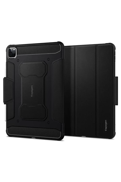 Spigen iPad Pro 11'' (2022 / 2021 / 2020 / 2018) Kılıf Rugged Armor Pro Black - ACS01024 - 2