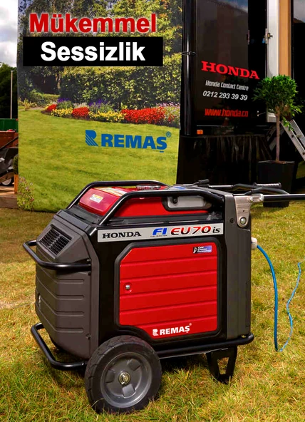 Honda EU 70is GT Marsli Tekerlekli Benzinli Monofaze Invertor Jenerator 7 KVA - 2