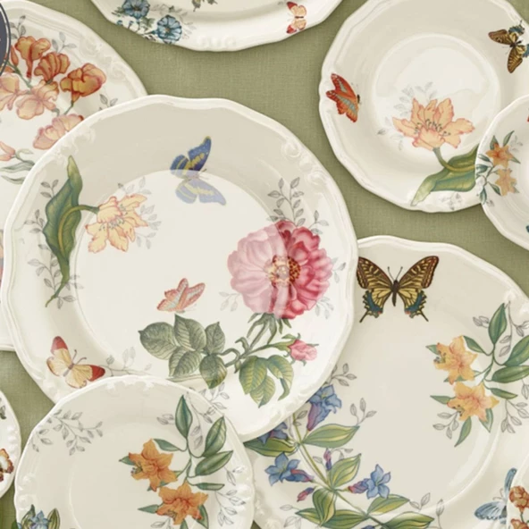 Karaca Dahlia 26 Parça 6 Kişilik Kahvaltı Takımı - 2