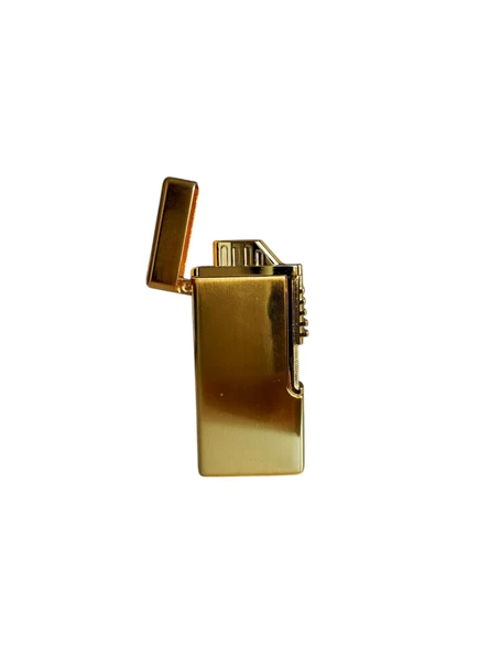 Hunter Gold Metal Özel Kutulu Jet Alev Çakmak - 3