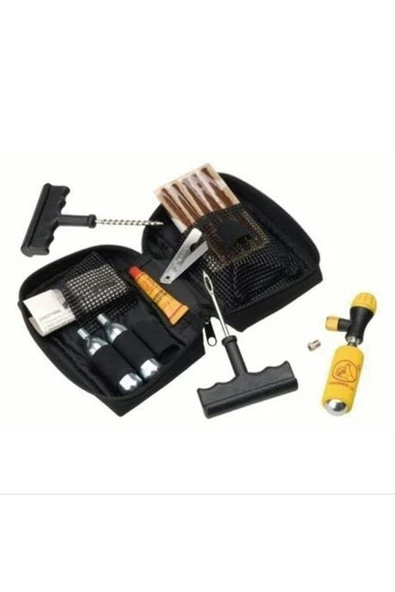 Motosiklet Lastik Tamir Kiti Hava Tüplü Çantalı ürün görseli 1