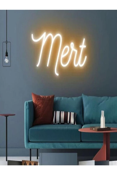 Twins Led Aydınlatma Mert Yazılı Pleksi Neon Tabela ürün görseli