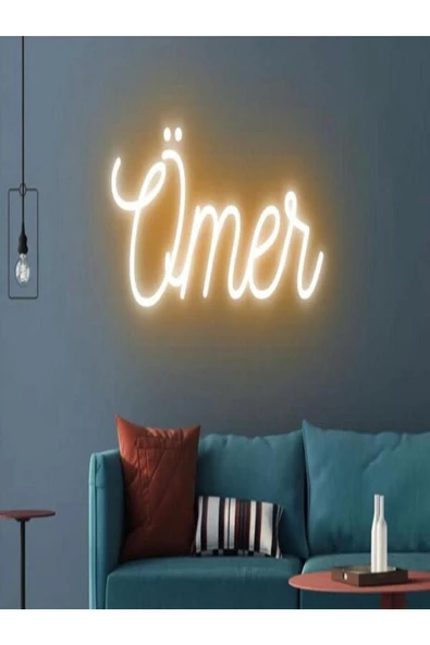 Twins Led Aydınlatma Ömer Yazılı Pleksi Neon Tabela