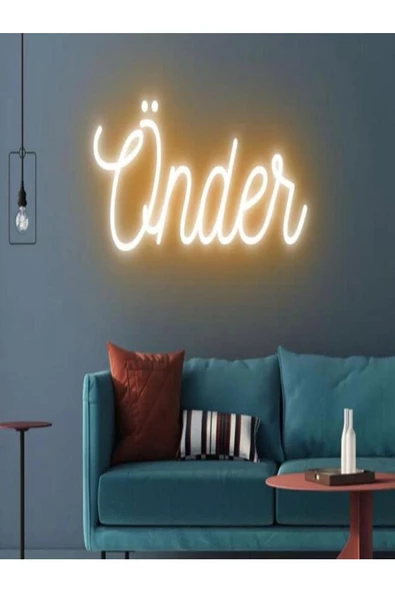 Twins Led Aydınlatma Önder Yazılı Pleksi Neon Tabela