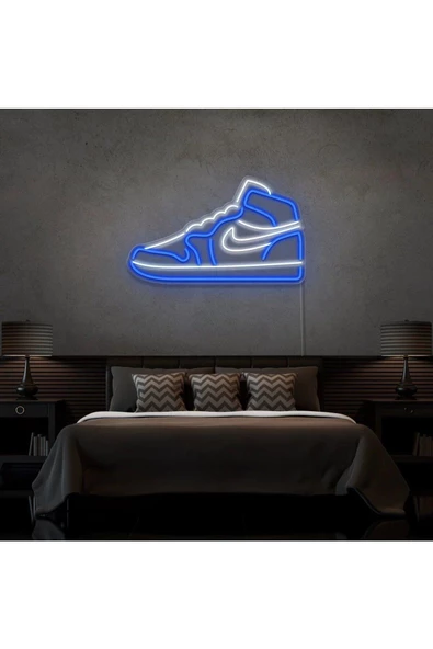 Twins Led Aydınlatma Ayakkabı Figürlü Neon Tabela ürün görseli 1