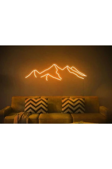 Twins Led Aydınlatma Dağ Pleksi Neon Tabela ürün görseli 1