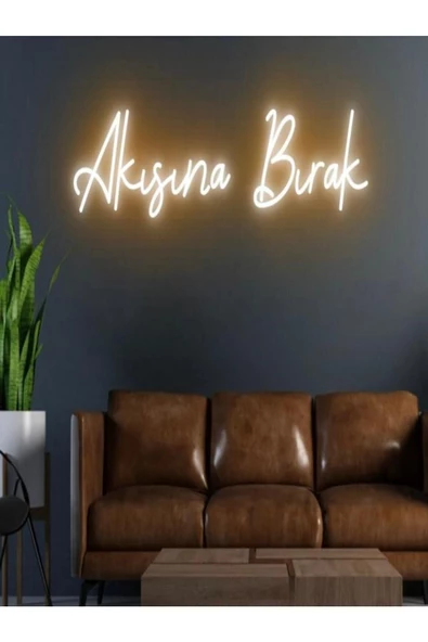 Twins Led Aydınlatma Akışına Bırak Yazılı Neon Tabela ürün görseli