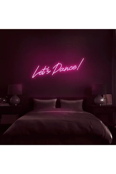 Twins Led Aydınlatma Let's Dance! Yazılı Neon Tabela ürün görseli 1