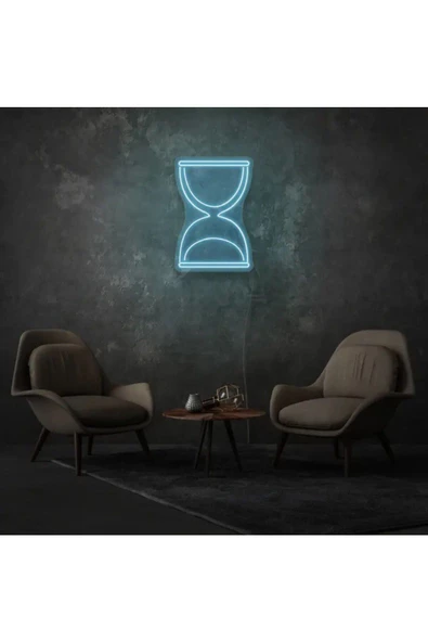 Twins Led Aydınlatma Kum Saati Figürlü Neon Tabela