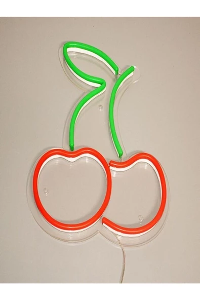 Twins Led Aydınlatma Kirazlı Neon Pleksi Tabela - Resim 2