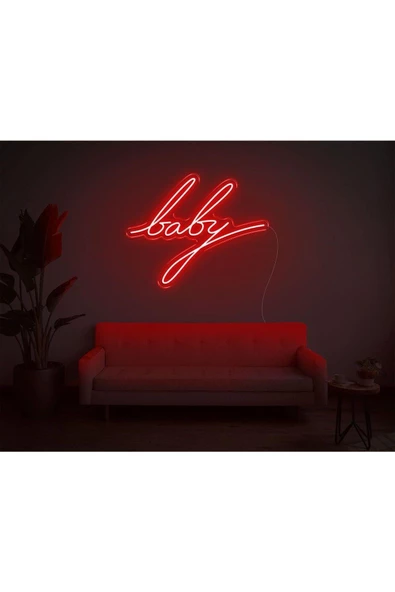 Twins Led Aydınlatma Baby Yazılı Neon Tabela ürün görseli 1