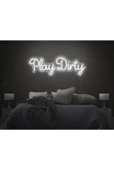 Twins Led Aydınlatma Play Dirty Yazılı Neon Tabela