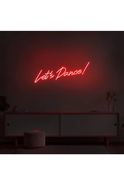 Twins Led Aydınlatma Let's Dance! Yazılı Neon Tabela ürün görseli 1