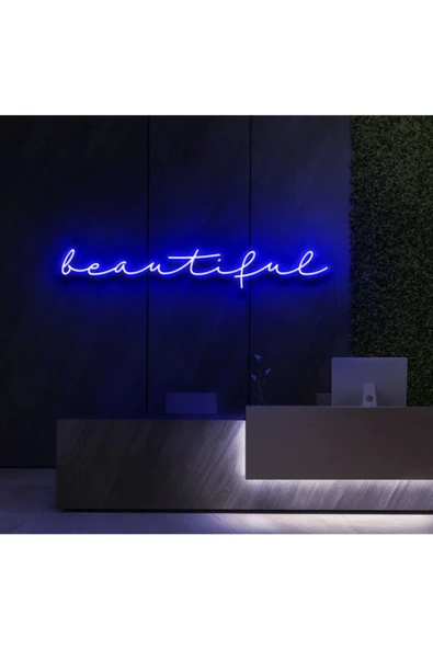 Twins Led Aydınlatma Beautiful Yazılı Neon Tabela ürün görseli