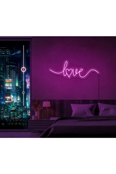 Twins Led Aydınlatma Love Yazılı Neon Tabela ürün görseli 1
