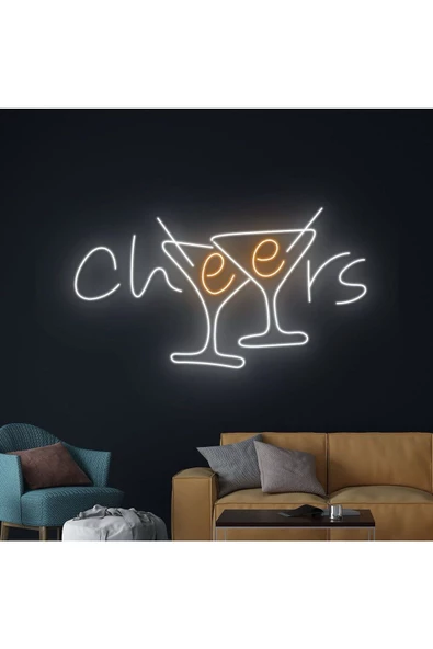 Twins Led Aydınlatma cheers Yazılı ve Şekilli Neon Tabela
