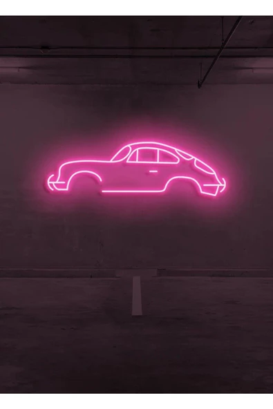 Twins Led Aydınlatma Rent A Carlara Özel Retro Araba Figürlü Neon Tabela ürün görseli