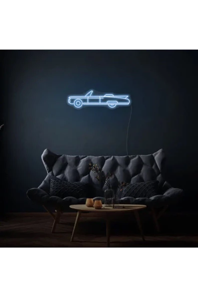 Twins Led Aydınlatma Rent A Carlara Özel Araba Figürlü Neon Tabela ürün görseli 1