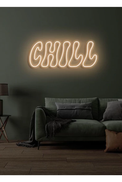 Twins Led Aydınlatma CHILL Yazılı Neon Tabela ürün görseli 1