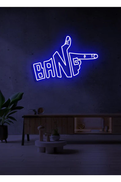 Twins Led Aydınlatma BANG Yazılı ve Şekilli Neon Tabela ürün görseli 1
