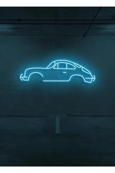 Twins Led Aydınlatma Rent A Carlara Özel Retro Araba Figürlü Neon Tabela ürün görseli 1