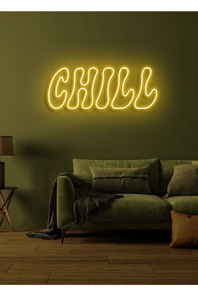 Twins Led Aydınlatma CHILL Yazılı Neon Tabela ürün görseli 1
