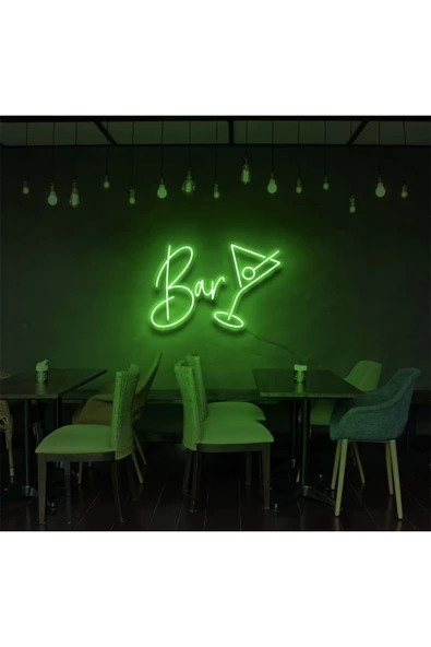 Twins Led Aydınlatma Bar Yazılı ve Şekilli Neon Tabela