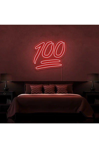 Twins Led Aydınlatma 100 Yazılı Neon Tabela ürün görseli 1