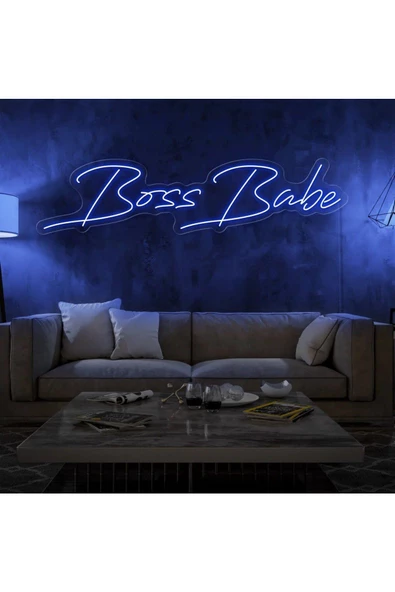 Twins Led Aydınlatma Boss Babe Yazılı Neon Tabela ürün görseli 1