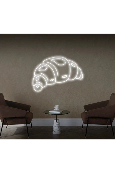 Twins Led Aydınlatma Kruvasan Şekilli Neon Tabela ürün görseli 1