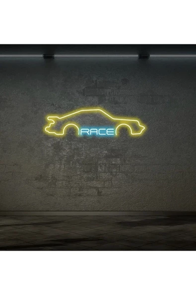Twins Led Aydınlatma Rent A Carlara Özel Araba Figürlü Neon Tabela ürün görseli 1