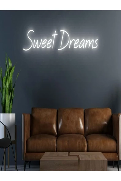 Twins Led Aydınlatma Sweet Dreams Yazılı Neon Tabela ürün görseli 1