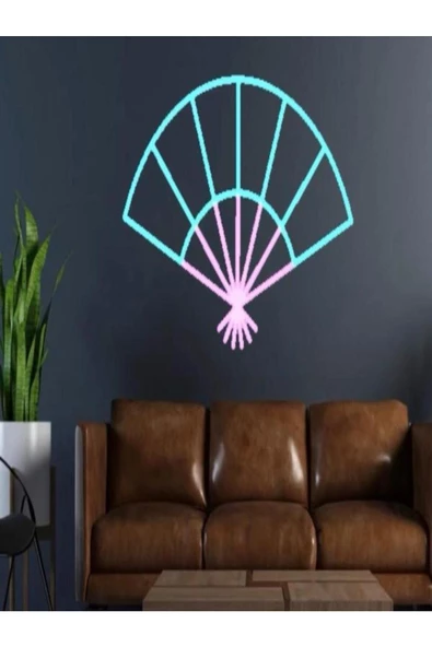 Twins Led Aydınlatma Yelpaze Pleksi Neon Tabela