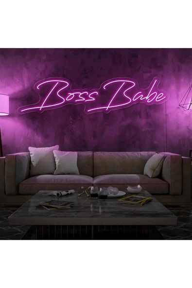 Twins Led Aydınlatma Boss Babe Yazılı Neon Tabela ürün görseli