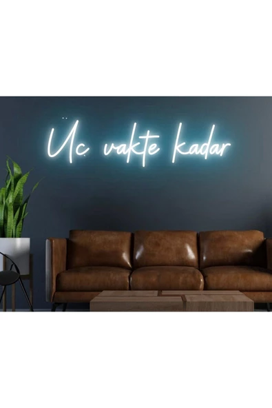 Twins Led Aydınlatma Üç Vakte Kadar Yazılı Neon Tabela ürün görseli 1