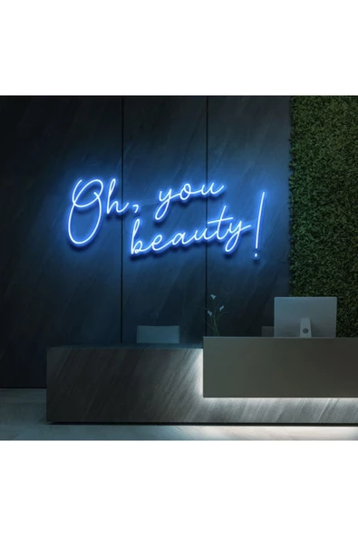 Twins Led Aydınlatma Oh,You Beauty! Yazılı Neon Tabela ürün görseli 1