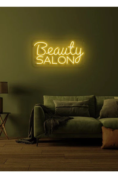 Twins Led Aydınlatma Beauty SALON Yazılı Neon Tabela