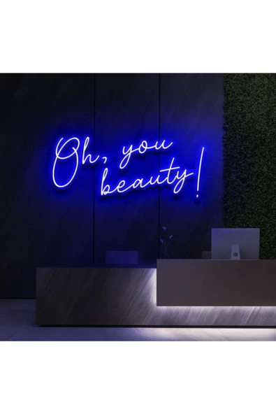 Twins Led Aydınlatma Oh,You Beauty! Yazılı Neon Tabela ürün görseli 1