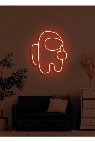 Twins Led Aydınlatma Among Us Figürlü Neon Tabela ürün görseli 1