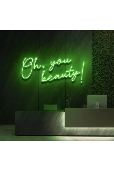 Twins Led Aydınlatma Oh,You Beauty! Yazılı Neon Tabela ürün görseli