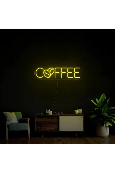 Twins Led Aydınlatma COFFEE Yazılı ve Şekilli Neon Tabela