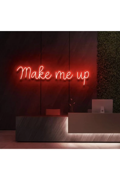 Twins Led Aydınlatma Make Me Up Yazılı Neon Tabela ürün görseli 1