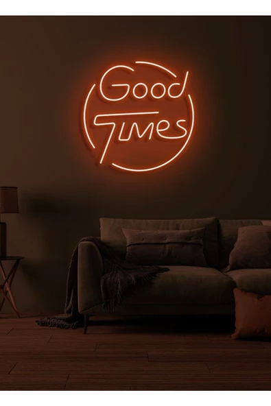 Twins Led Aydınlatma Good Times Yazılı Neon Tabela ürün görseli 1