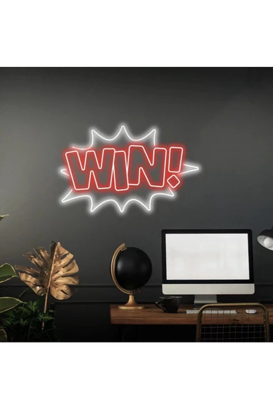 Twins Led Aydınlatma WIN! Yazılı Neon Tabela ürün görseli 1