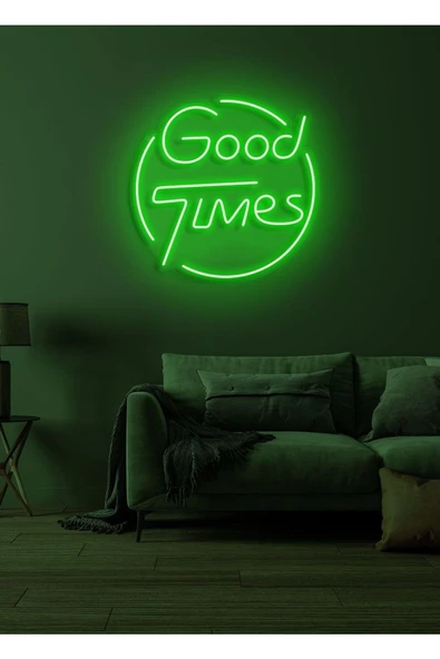 Twins Led Aydınlatma Good Times Yazılı Neon Tabela ürün görseli 1