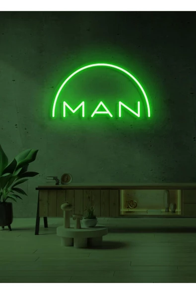 Twins Led Aydınlatma Rent A Carlara Özel MAN Yazılı Neon Tabela