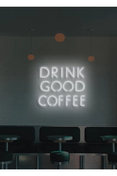 Twins Led Aydınlatma DRINK GOOD COFFEE Yazılı Neon Tabela ürün görseli 1