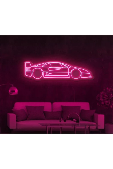 Twins Led Aydınlatma Rent A Carlara Özel Araba Figürlü Neon Tabela ürün görseli 1